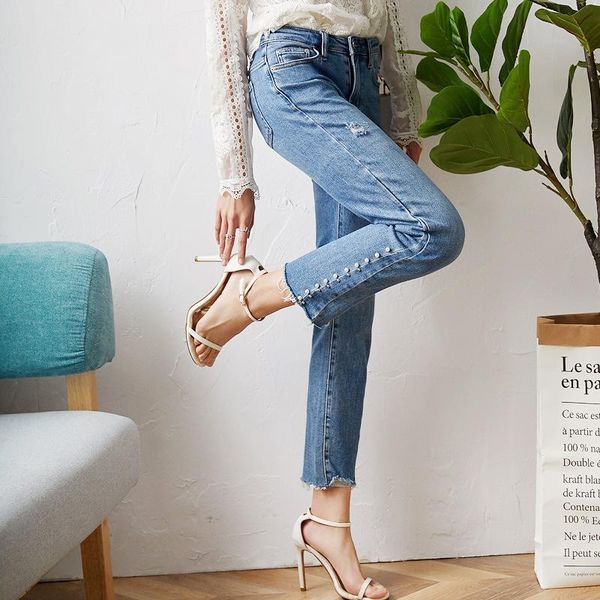 new pearl jeans have been turned over the list of shipping pearl jeans four seasons, Blue