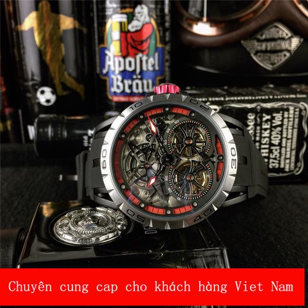 men's mechanical watch men's swiss grade tourbillon automatic mechanical watch, Slivery;brown
men's mechanical watch men's swiss grade tourbillon automatic mechanical watch, Slivery;brown