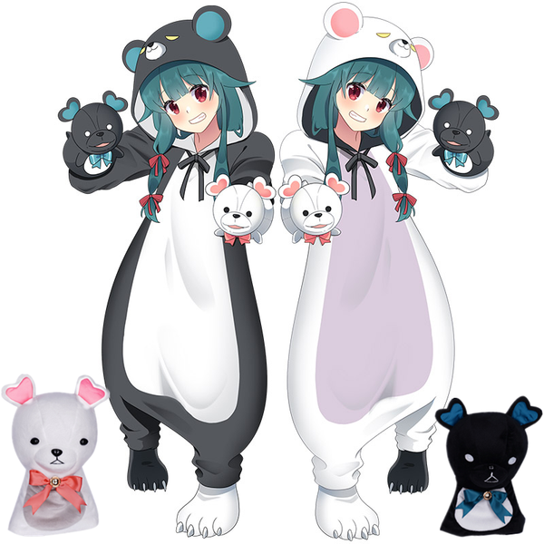 anime costumes kuma kuma kuma bear pajamas anime cosplay costume suit men women jumpsuits double sided flannel home sleepwear, Black
anime costumes kuma kuma kuma bear pajamas anime cosplay costume suit men women jumpsuits double sided flannel home sleepwear, Black