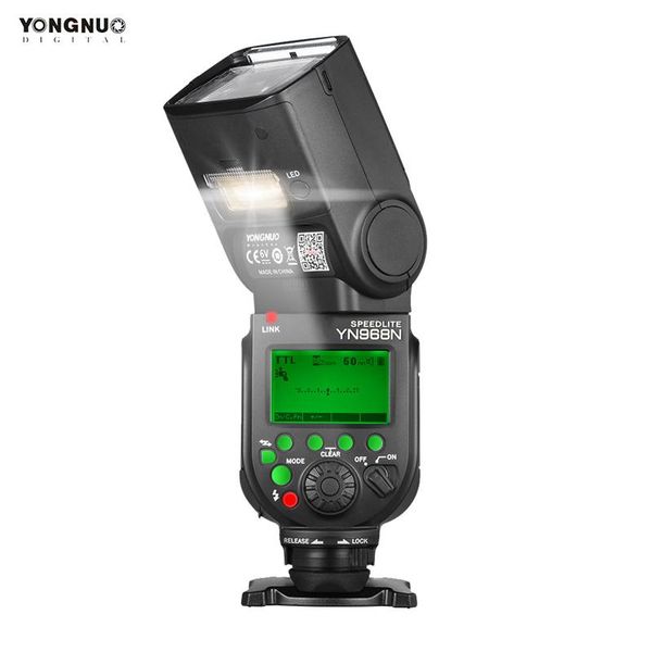 yongnuo yn968n wireless flash speedlitel 1/8000 equipped with led light for dslr compatible with yn622n yn560
yongnuo yn968n wireless flash speedlitel 1/8000 equipped with led light for dslr compatible with yn622n yn560