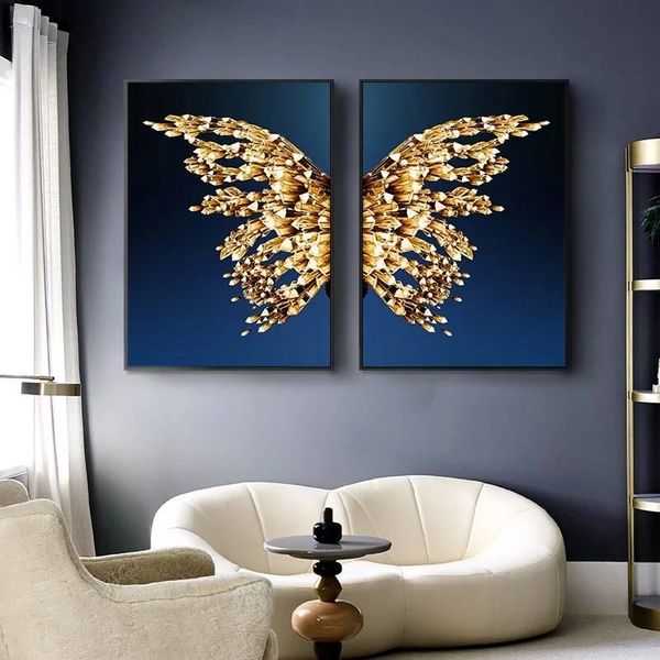 modern wall art pictures canvas painting decoration golden butterfly prints poster for living room nordic bedroom home decor
modern wall art pictures canvas painting decoration golden butterfly prints poster for living room nordic bedroom home decor
