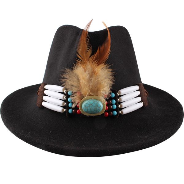 men's hats fedora hat feather hat wide brim wool jazz godfather sombrero caps 56-58cm 2020 new, Blue;gray
men's hats fedora hat feather hat wide brim wool jazz godfather sombrero caps 56-58cm 2020 new, Blue;gray