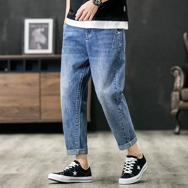 zdd26 trendy overalls and summer new overalls men's 2020 tight pants spring harlan hip hop loose jeans leggings men's cropped jean, Blue
zdd26 trendy overalls and summer new overalls men's 2020 tight pants spring harlan hip hop loose jeans leggings men's cropped jean, Blue