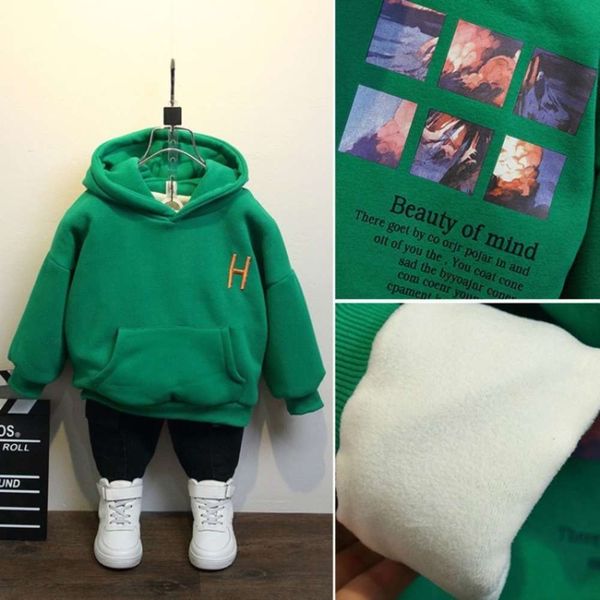 hooded winter boys' letter plush new middle and big children's korean pullover solid color sweater r9wr, Black
hooded winter boys' letter plush new middle and big children's korean pullover solid color sweater r9wr, Black