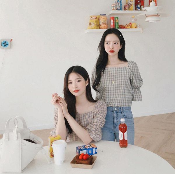 square collar new plaid shirt summer femme casual women short sleeve linen cotton girls blouse plus size women blouses femme, White
square collar new plaid shirt summer femme casual women short sleeve linen cotton girls blouse plus size women blouses femme, White
