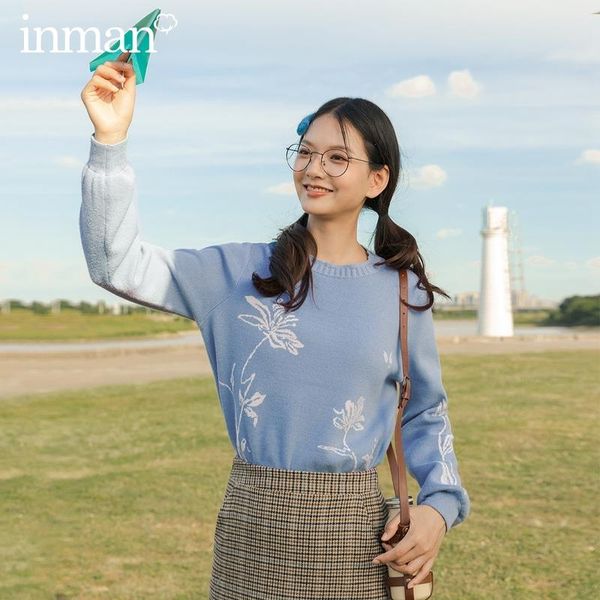inman 2020 autumn winter new arrival fresh art loose wave hollow round neck long sleeve pullover sweater for women jumper, White;black
inman 2020 autumn winter new arrival fresh art loose wave hollow round neck long sleeve pullover sweater for women jumper, White;black