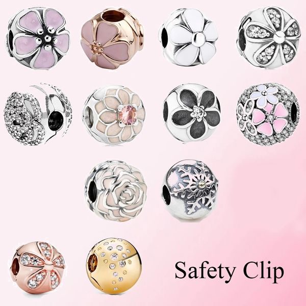 2021 100% 925 sterling silver classic flower world ladies charm bracelet diy accessories safety clip wholesale, Black
2021 100% 925 sterling silver classic flower world ladies charm bracelet diy accessories safety clip wholesale, Black