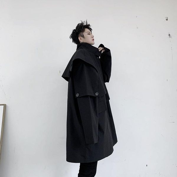 men's jackets men japan street dark black casual loose coat outerwear male women gothic hip hop long jacket windbreaker overcoat stage, Black;brown
men's jackets men japan street dark black casual loose coat outerwear male women gothic hip hop long jacket windbreaker overcoat stage, Black;brown