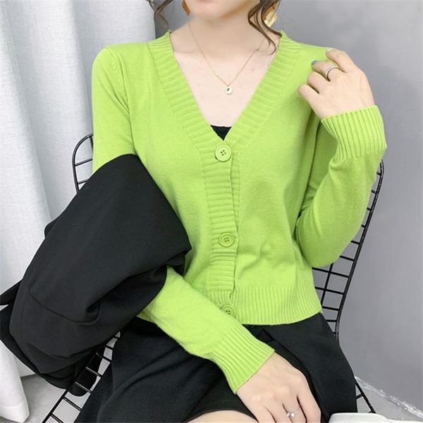 women's knits & tees v-neck solid color white female autumn clothes korean knitted cardigan sweater for women winter clothing 2021 f123
women's knits & tees v-neck solid color white female autumn clothes korean knitted cardigan sweater for women winter clothing 2021 f123