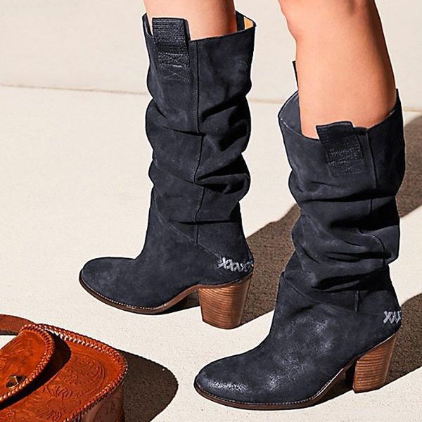 women boots pu leather slip on retro casual womans booties gladiator high heel shoes ladies fashion botas mujer invierno tw651, Black
women boots pu leather slip on retro casual womans booties gladiator high heel shoes ladies fashion botas mujer invierno tw651, Black