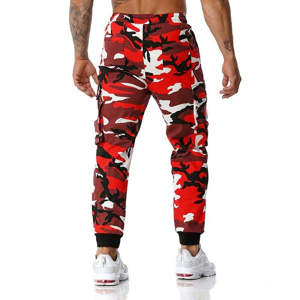 2021 spring autumn fashion casual european size men's camouflage cotton sport pants with pocket loose jogger men's pants, Black 
2021 spring autumn fashion casual european size men's camouflage cotton sport pants with pocket loose jogger men's pants, Black