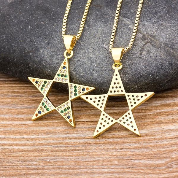 pendant necklaces fashion charm star copper zircon necklace hip hop gold color chain jewelry for women party wedding gift, Silver
pendant necklaces fashion charm star copper zircon necklace hip hop gold color chain jewelry for women party wedding gift, Silver