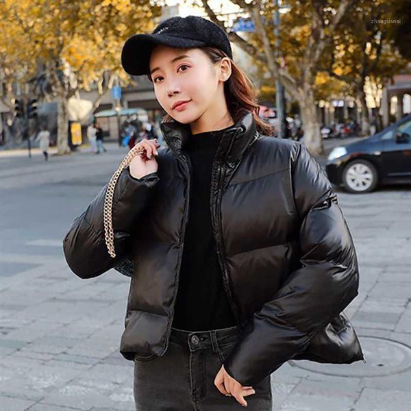 cotton jacket women 2020 winter new fashion simple wild collar comfortable warm short paragraph long-sleeved cotton coat xl061, Black;brown
cotton jacket women 2020 winter new fashion simple wild collar comfortable warm short paragraph long-sleeved cotton coat xl061, Black;brown