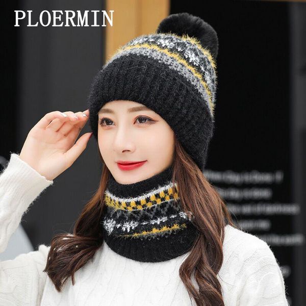 beanie/skull caps ploermin winter hats women's beanie thick warm skullies knitted hat ripple bonnet femmes outdoor riding cap scarf set, Blue;gray
beanie/skull caps ploermin winter hats women's beanie thick warm skullies knitted hat ripple bonnet femmes outdoor riding cap scarf set, Blue;gray