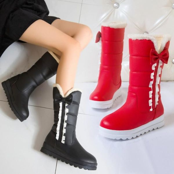 us4-11 женщин круглый toe lace бабочка узел mid теленок boots платформы клин пятки теплой зимы лолита сладкие снегоступы white plus sz, Black
us4-11 женщин круглый toe lace бабочка узел mid теленок boots платформы клин пятки теплой зимы лолита сладкие снегоступы white plus sz, Black
