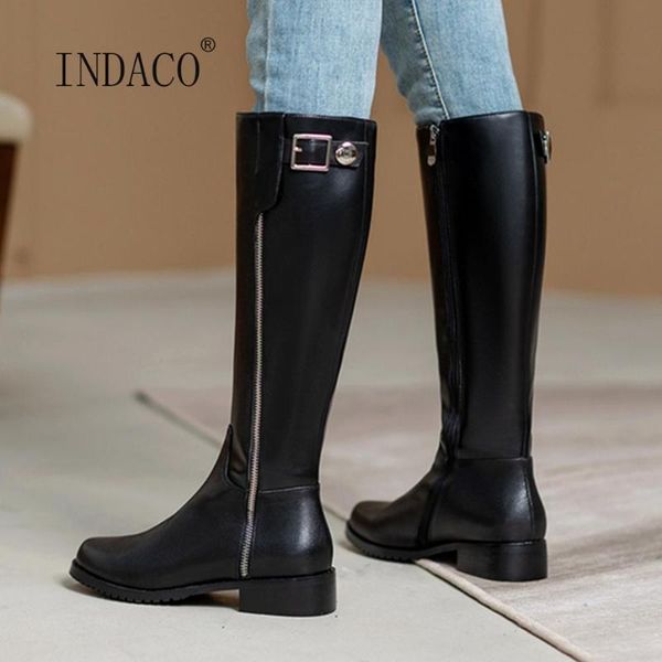 fashion leather boots women winter knee high boots thick heel metal buckle decoration thigh high black riding
fashion leather boots women winter knee high boots thick heel metal buckle decoration thigh high black riding