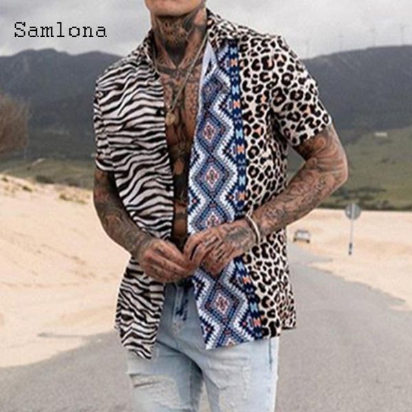 plus size 3xl 2020 men patchwork print blouse summer casual shirts male leisure beach shirt blusas short sleeve mens fashion, White;black
plus size 3xl 2020 men patchwork print blouse summer casual shirts male leisure beach shirt blusas short sleeve mens fashion, White;black