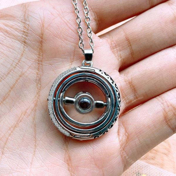 chains astronomical sphere necklace alloy pendant with projection i love you in 100 languages gift for women valentine cnt 66, Silver
chains astronomical sphere necklace alloy pendant with projection i love you in 100 languages gift for women valentine cnt 66, Silver
