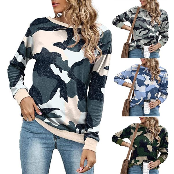 women's hoodies new fashion leopard print women's sweater round neck loose casual, Black
women's hoodies new fashion leopard print women's sweater round neck loose casual, Black