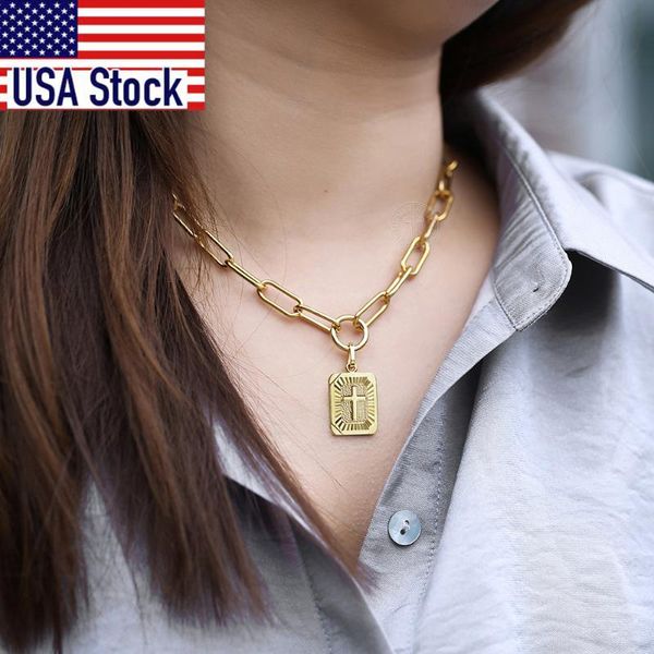 chains punk miami cross square pendant rolo box chain choker necklace for women girl christian year jewelry gifts dn192a, Silver
chains punk miami cross square pendant rolo box chain choker necklace for women girl christian year jewelry gifts dn192a, Silver