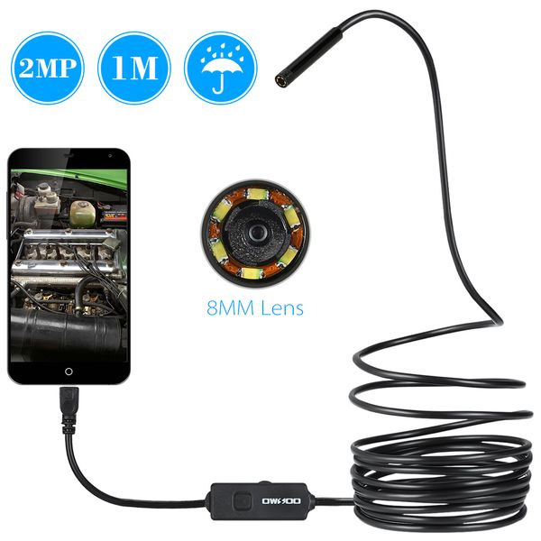 owsoo 6 leds 8mm lens 720p endoscope ip67 waterproof inspection borescope usb wire snake tube camera for android smartphone
owsoo 6 leds 8mm lens 720p endoscope ip67 waterproof inspection borescope usb wire snake tube camera for android smartphone