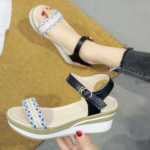 2021 summer sandals for women new shoes peep-toe sandalias flat shoes roman sandals woman mujer ladies flip flops footwear, Black
2021 summer sandals for women new shoes peep-toe sandalias flat shoes roman sandals woman mujer ladies flip flops footwear, Black