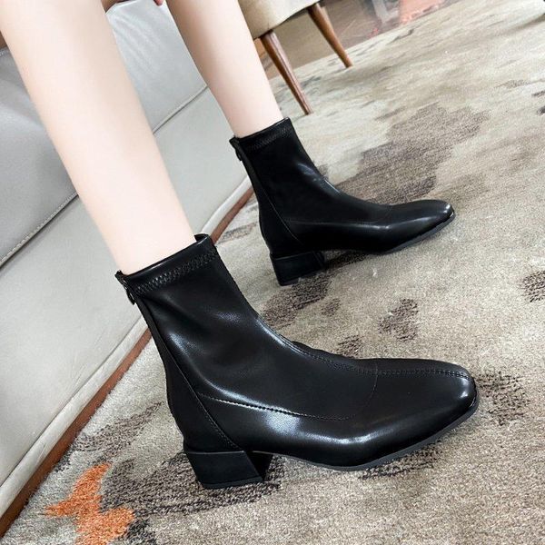 boots pupuda women ankle for good quality thick heel high female 2021 casual leather platform shoes, Black
boots pupuda women ankle for good quality thick heel high female 2021 casual leather platform shoes, Black