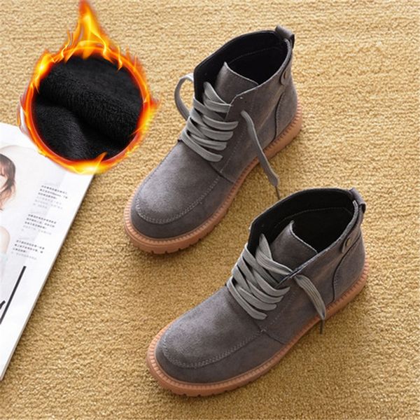 2021 new fashion women's snow fall thick soles cold winter boots cotton shoes 6f17, Black