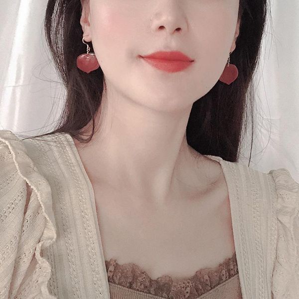 earrings for women fashion new acrylic peach stud earrings contracted joker cute girl peach female fine jewelry diy, Silver
earrings for women fashion new acrylic peach stud earrings contracted joker cute girl peach female fine jewelry diy, Silver