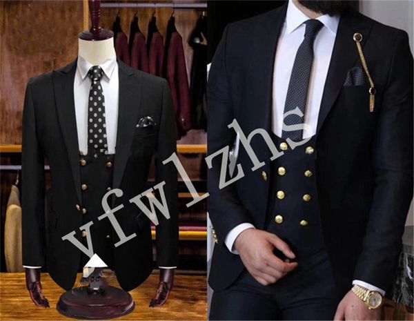 handsome one button groomsmen peak lapel groom tuxedos men suits wedding/prom/dinner man blazer(jacket+pants+tie+vest) w603, Black;gray
handsome one button groomsmen peak lapel groom tuxedos men suits wedding/prom/dinner man blazer(jacket+pants+tie+vest) w603, Black;gray