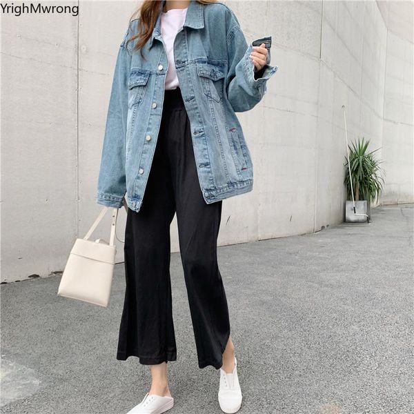 fashion solid blue black vintage boyfriend loose long sleeve denim coat autumn jacket korean women windbreaker jeans outwear top, Black;brown
fashion solid blue black vintage boyfriend loose long sleeve denim coat autumn jacket korean women windbreaker jeans outwear top, Black;brown