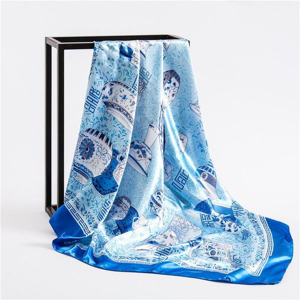 scarves 2021 wholesale silk feeling scarf square for women shawl hijabs wraps vintage print smooth large size foulard head, Blue;gray
scarves 2021 wholesale silk feeling scarf square for women shawl hijabs wraps vintage print smooth large size foulard head, Blue;gray