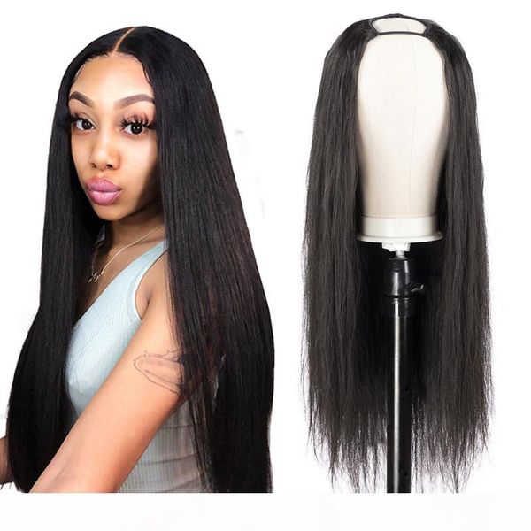 u part wig straight human hair for women 100% human hair natural wig brazilian remy human hair wigs gagaqueen easy to install, Black;brown
u part wig straight human hair for women 100% human hair natural wig brazilian remy human hair wigs gagaqueen easy to install, Black;brown