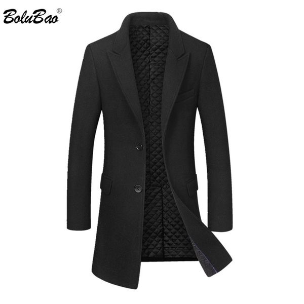 bolubao winter men solid wool blends coat fashion brand men's warm thick long wool coats business casual wool blends coat male 201223, Black
bolubao winter men solid wool blends coat fashion brand men's warm thick long wool coats business casual wool blends coat male 201223, Black