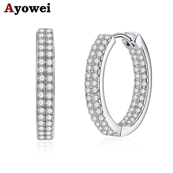 100% 925 pure sterling silver white zircon hoop earring for girl gift fashion jewelry 4,4g se12a, Golden;silver
100% 925 pure sterling silver white zircon hoop earring for girl gift fashion jewelry 4,4g se12a, Golden;silver