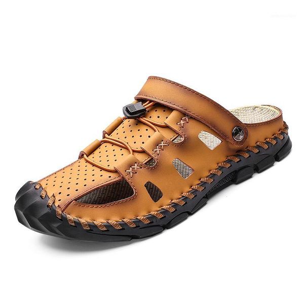 sandals 2021 summer men shoes fashion comfortable man leather travel beach slippers soft black lightweight walking outdoor1
sandals 2021 summer men shoes fashion comfortable man leather travel beach slippers soft black lightweight walking outdoor1