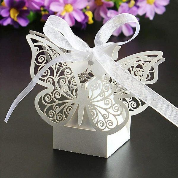 50pcs butterfly gift paper box candy chocolate box creative laser cutting wedding favors gifts wedding decorative supplie
50pcs butterfly gift paper box candy chocolate box creative laser cutting wedding favors gifts wedding decorative supplie