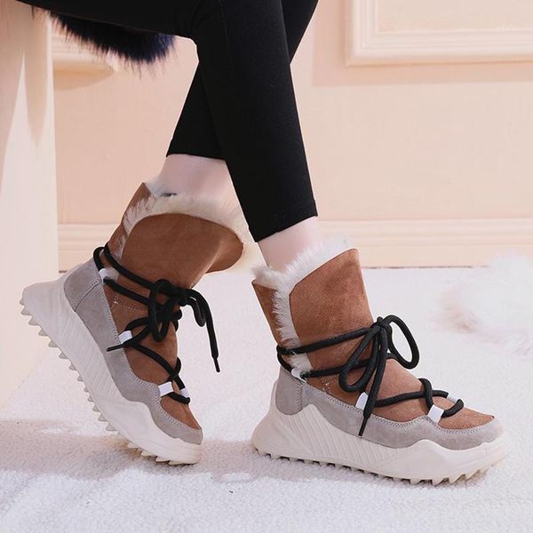 warm snow boots women winter cotton padded shoes chunky platform ankle boots thick plush women's sneakers 20201, Black
warm snow boots women winter cotton padded shoes chunky platform ankle boots thick plush women's sneakers 20201, Black