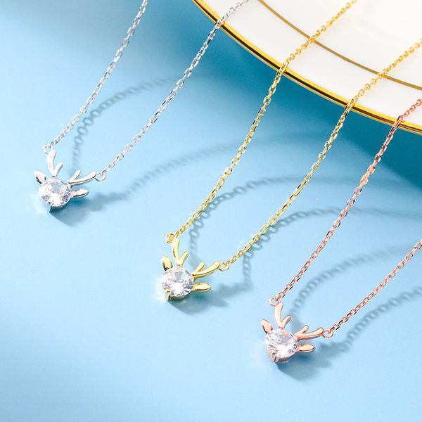 new diamond elk necklace silver korean version of small fresh net red yilu has you
new diamond elk necklace silver korean version of small fresh net red yilu has you