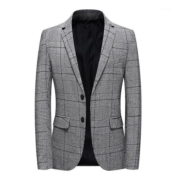 fashionable men's long-sleeved suit 2020 new men business plaid suit jacket size s m xl xxl xxxl slim fit blazers male1, White;black
fashionable men's long-sleeved suit 2020 new men business plaid suit jacket size s m xl xxl xxxl slim fit blazers male1, White;black