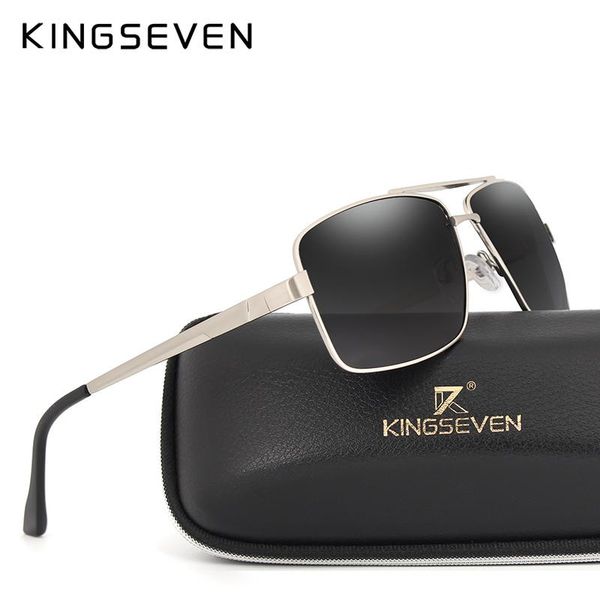 sunglasses kingseven 2021 rectangular parallel bars design men's classic glasses polaroid luxury lenses uv400, White;black
sunglasses kingseven 2021 rectangular parallel bars design men's classic glasses polaroid luxury lenses uv400, White;black
