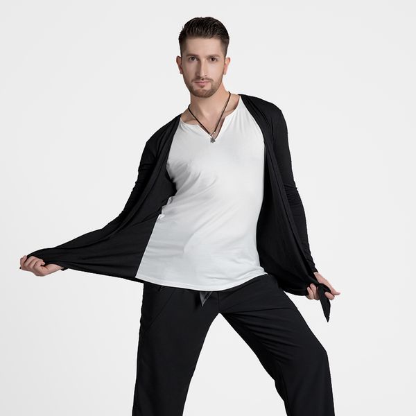 mens latin dance training clothes fake two pieces personalized elastic v-neck leisure modern dance clothing bi423, Black;red
mens latin dance training clothes fake two pieces personalized elastic v-neck leisure modern dance clothing bi423, Black;red