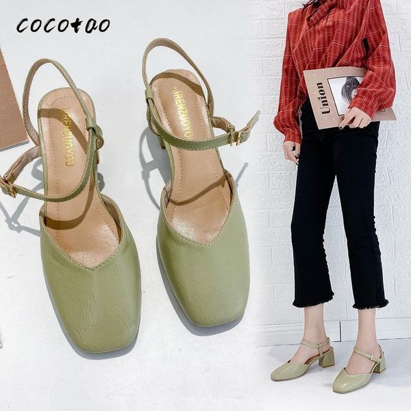 girl high heels female student wild 2020 spring and summer new style baotou word buckle sandals square head thick with single, Black
girl high heels female student wild 2020 spring and summer new style baotou word buckle sandals square head thick with single, Black