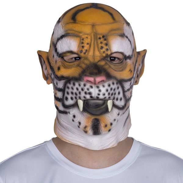 costume accessories cheetah mask animal fancy dress party tiger latex headgear adults wild zoo carnival party costume props, Silver
costume accessories cheetah mask animal fancy dress party tiger latex headgear adults wild zoo carnival party costume props, Silver
