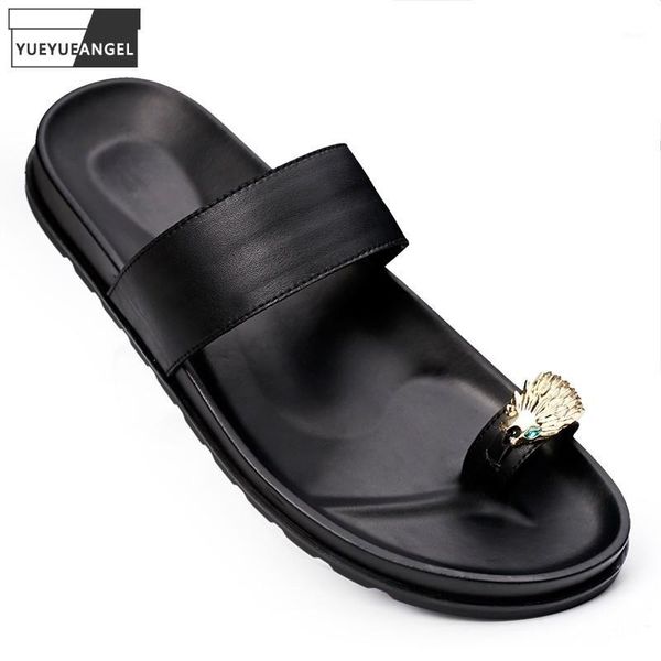 slippers fashion casual genuine leather men soft bottom outside flat shoes black personality metal decoration summer male slides1
slippers fashion casual genuine leather men soft bottom outside flat shoes black personality metal decoration summer male slides1