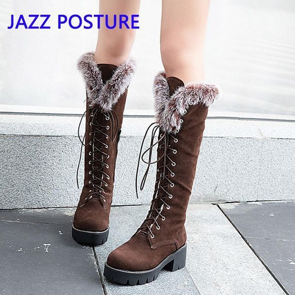 2020ladies knee high boots luxury fur warm boots girls round head shoes ladies shoes tied rope square high heel q2181, Black
2020ladies knee high boots luxury fur warm boots girls round head shoes ladies shoes tied rope square high heel q2181, Black