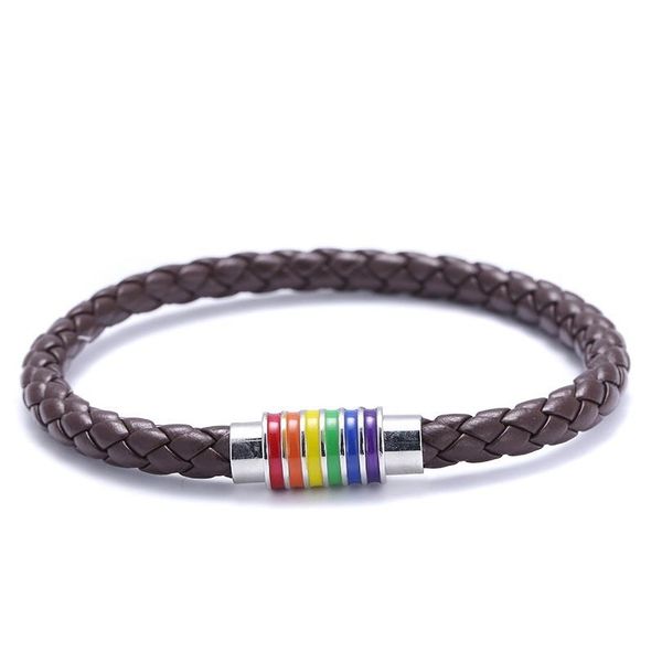 st.kunkka black brown genuine braided leather bracelet women men stainless steel gay pride rainbow magnetic charms bracelet gift f sqcouq
st.kunkka black brown genuine braided leather bracelet women men stainless steel gay pride rainbow magnetic charms bracelet gift f sqcouq