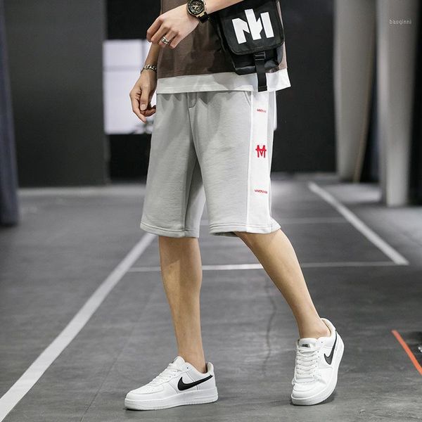 shorts pants men's outer wear loose sports and leisure youth pants summer waist belt straight five-point solid color1, White;black
shorts pants men's outer wear loose sports and leisure youth pants summer waist belt straight five-point solid color1, White;black