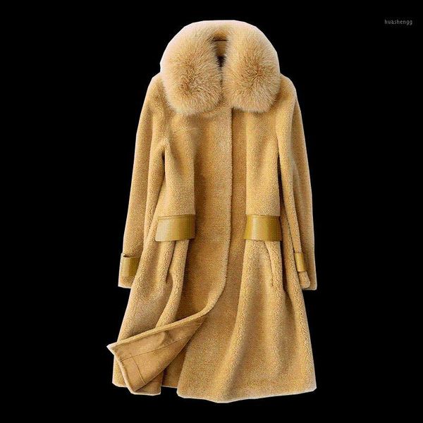 wool coat korean real fur coat autumn winter jacket women clothes 2018 vintage fur collar sheep shearling long coats zt14081, Black
wool coat korean real fur coat autumn winter jacket women clothes 2018 vintage fur collar sheep shearling long coats zt14081, Black