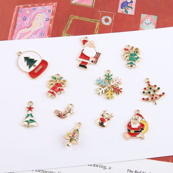 6pcs earrings gift santa claus elkpendant diy jewelry accessories for girls pendant christmas tree snowflake
6pcs earrings gift santa claus elkpendant diy jewelry accessories for girls pendant christmas tree snowflake